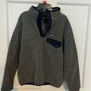Boys Patagona fleece pullover.